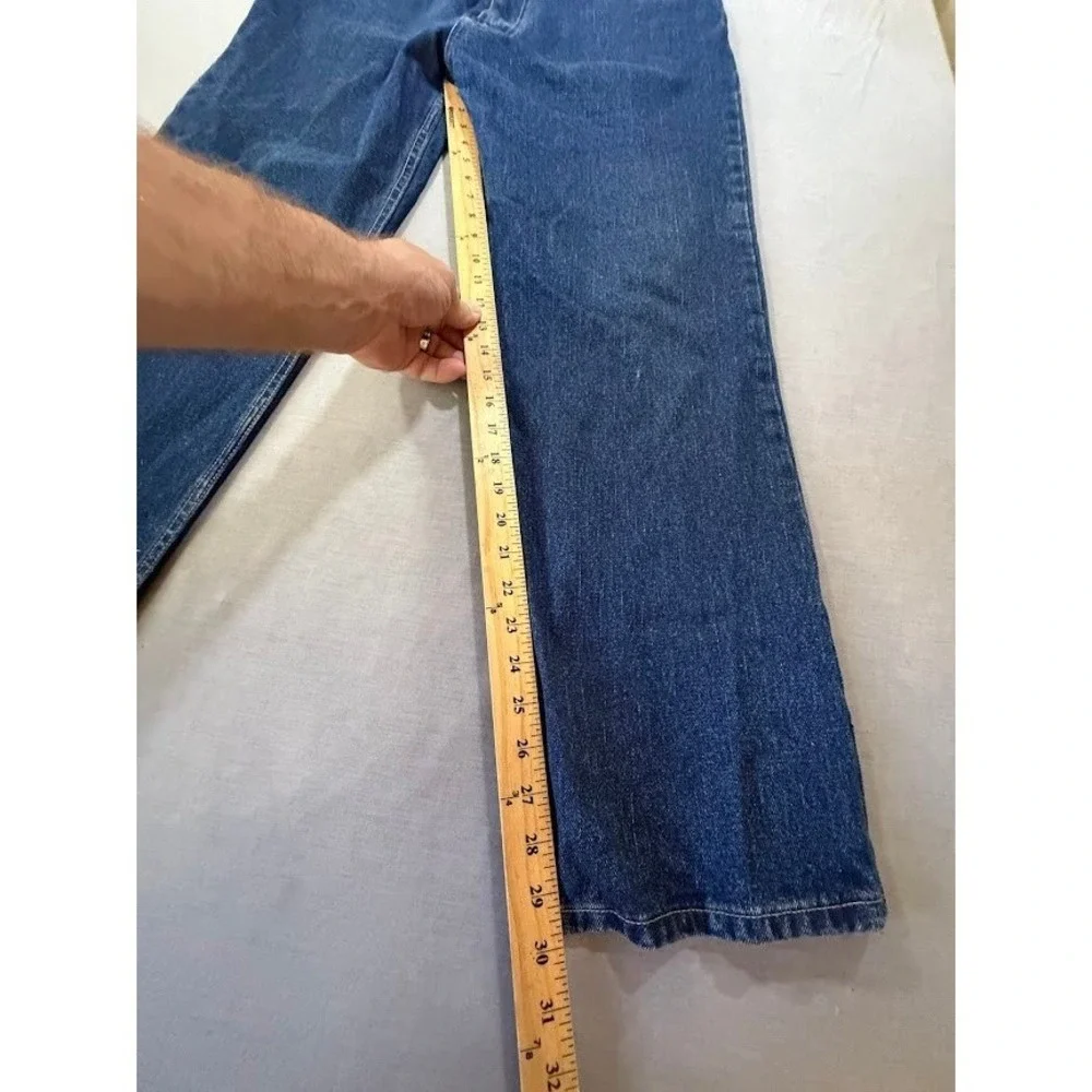 Vintage BOGARI‎ Mens Blue Denim Jeans Classic Fit Straight Mens Size 34x30 Adult